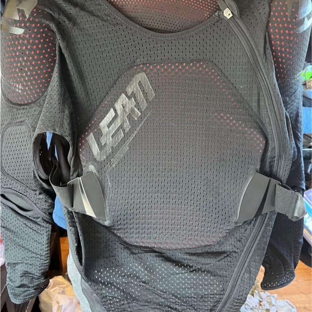 Leatt Black Protective Dirt Bike Gear for Men